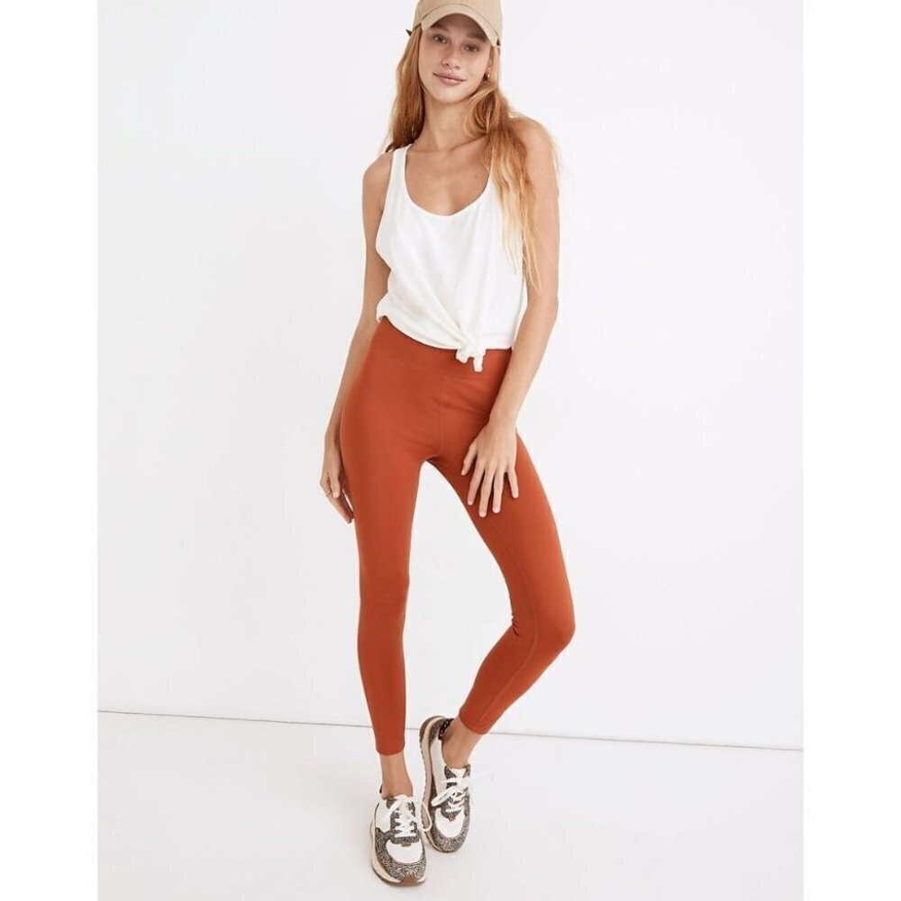 NWT Madewell MWL Form  High-Rise 25" Leggings - NB879 - Rusty Torch 1X